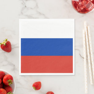 Russia flag napkins