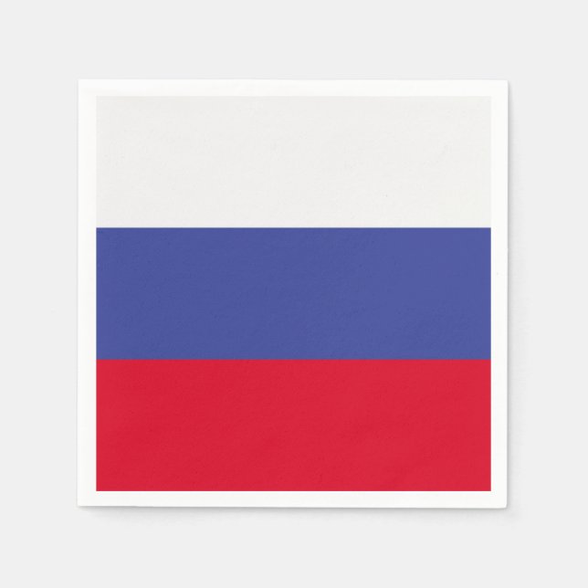 Russia Flag Napkins (Front)