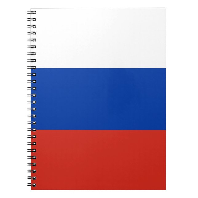 Russia Flag Notbook Notebook (Front)
