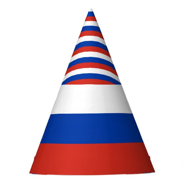 Russia flag party hat (Front)