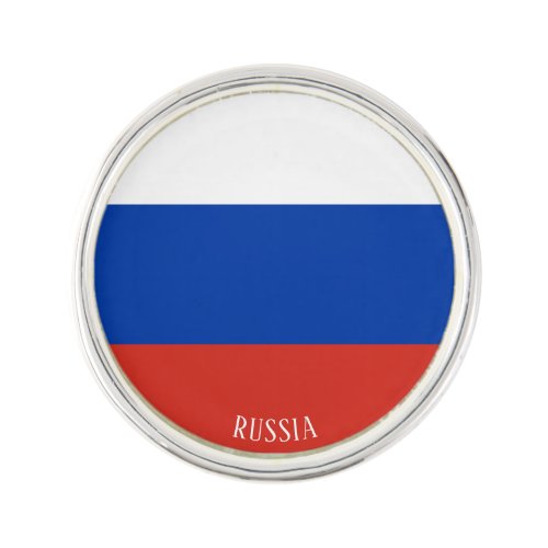 Russia Flag Patriotic Lapel Pin