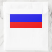 Russia Flag Rectangular Sticker | Zazzle
