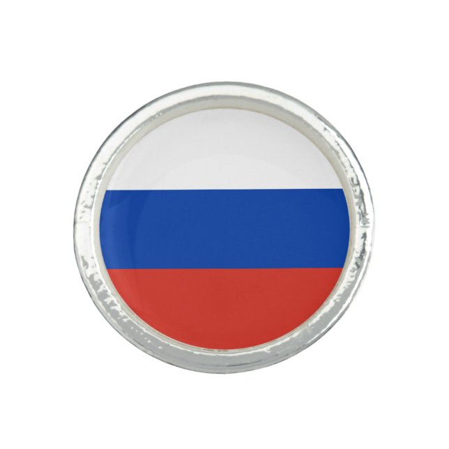 Russia Flag Ring (Front)