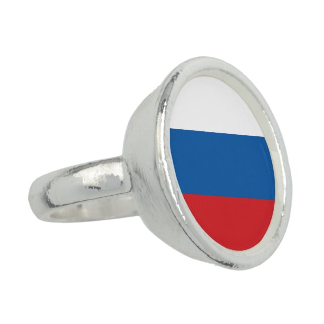 Russia Flag Ring (Side)