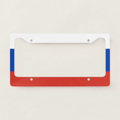 Russia Flag Russian Patriotic License Plate Frame