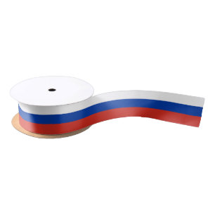 Russia Flag Satin Ribbon