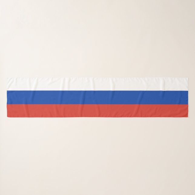 Russia Flag Scarf (Front (Horizontal))