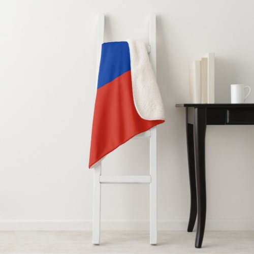 Russia flag sherpa blanket