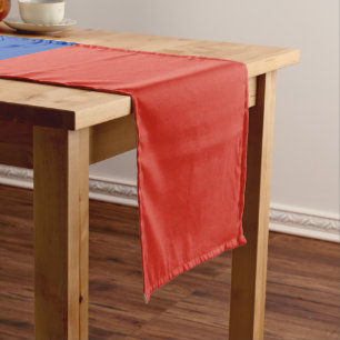 Russia flag short table runner