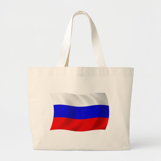 Russia Flag Tote Bag (Front)