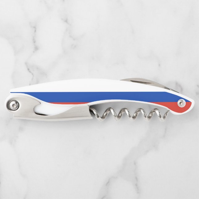 Russia flag waiter's corkscrew (Front)