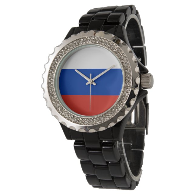Russia flag watch (Angled)