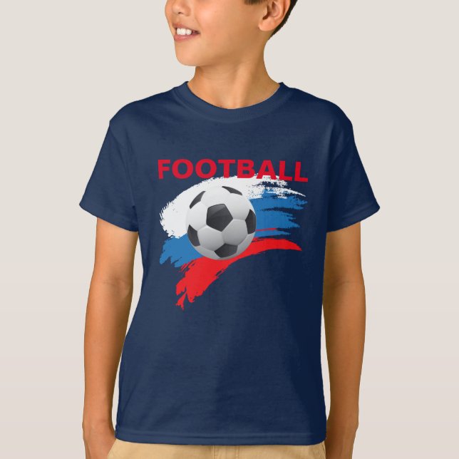 Russia Football Boys  T-Shirt (Front)