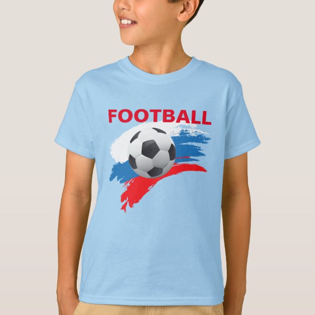Russia Football Boys  T-Shirt (Front)