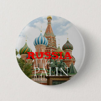 Russia for Palin Pinback Button