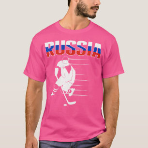 Russia Ice Hockey Fans Jersey Russian Hockey Team T-Shirt