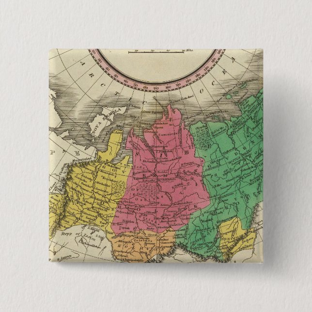 Russia In Asia 2 Pinback Button (Front)