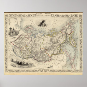 Russia In Asia Poster