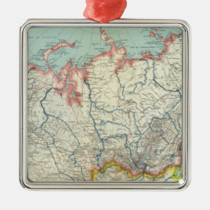 Russia, Korea and Asia Metal Ornament