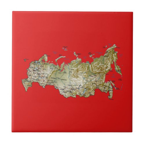 Russia Map Tile