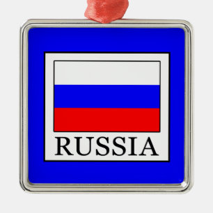 Russia Metal Ornament