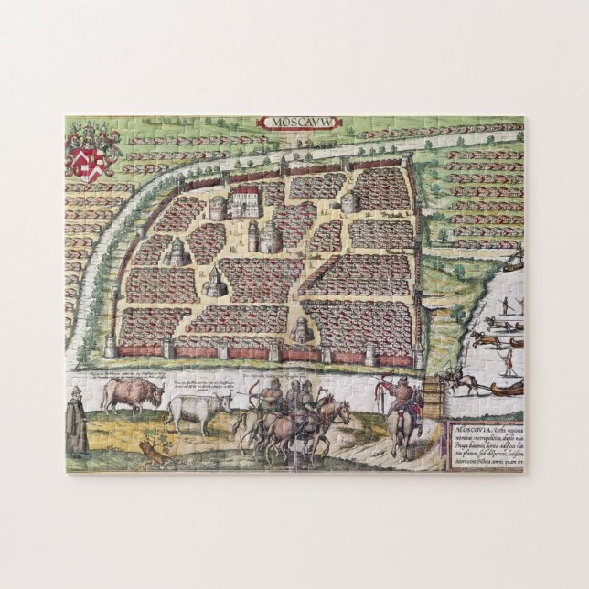 RUSSIA: MOSCOW, 1591 JIGSAW PUZZLE (Horizontal)