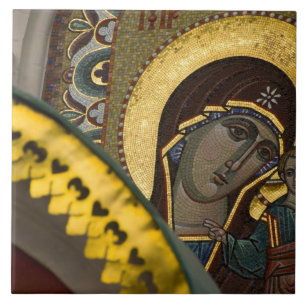 Russia, Moscow, Red Square. Our Lady of Kazan Ceramic Tile