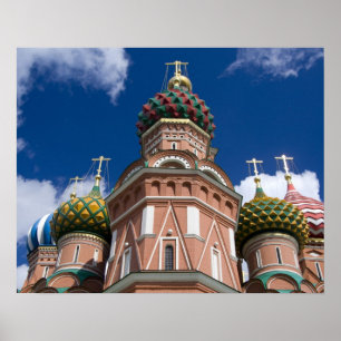 Russia, Moscow, Red Square. St. Basil's 2 Poster