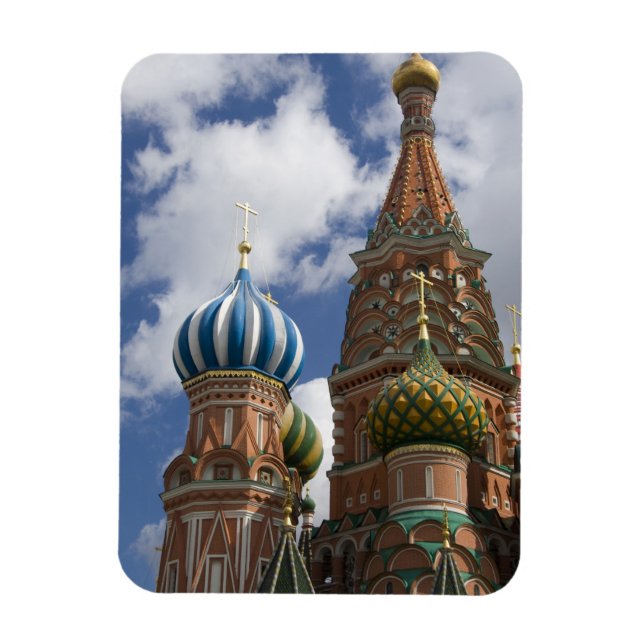Russia, Moscow, Red Square. St. Basil's 4 Magnet (Vertical)