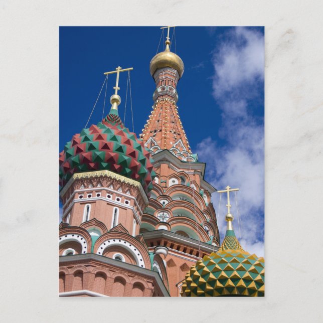 Russia, Moscow, Red Square. St. Basil's 5 Postcard (Front)
