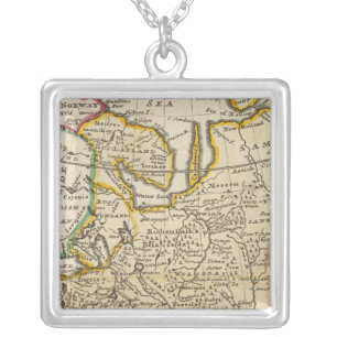 Russia or Moscovy Silver Plated Necklace