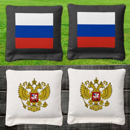 Russia patriotic bags Russian Flag Cornhole Bags