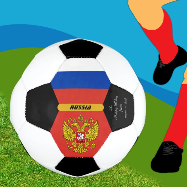 Russia Personalized, Flag, Photo Soccer Ball (Creator Uploaded)