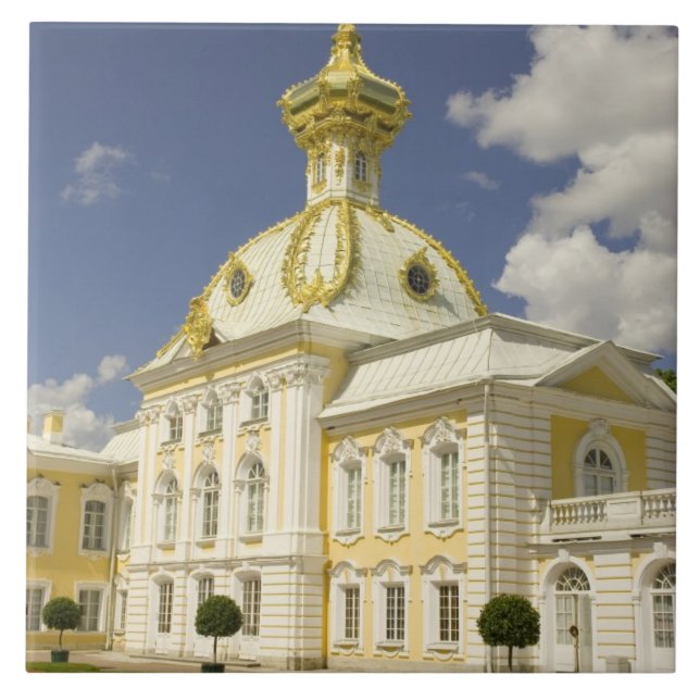Russia. Petrodvorets. Peterhof Palace. Peter the 5 Ceramic Tile (Front)