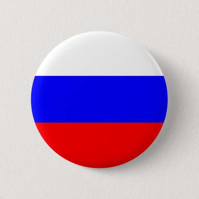 russia pinback button (Front)