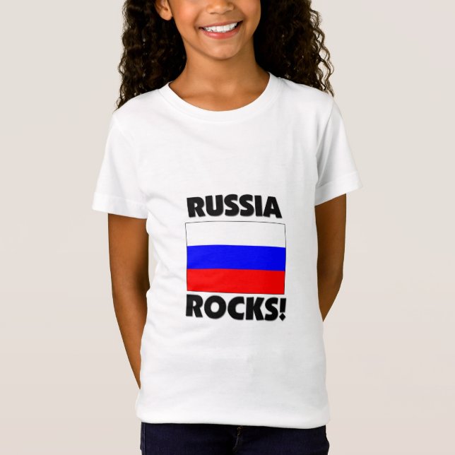 Russia Rocks T-Shirt (Front)