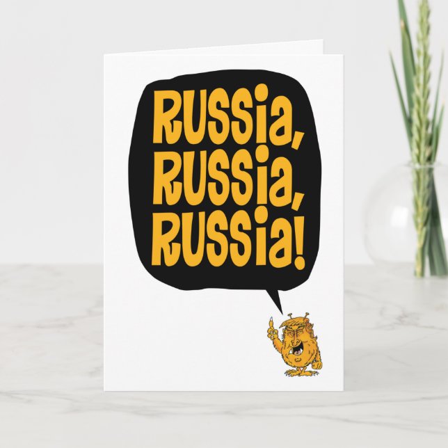 Russia, Russia, Russia!!! Card (Front)