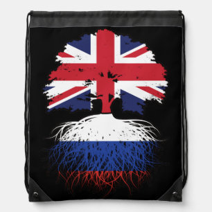 Russia Russian British UK United Kingdom Britain Drawstring Bag