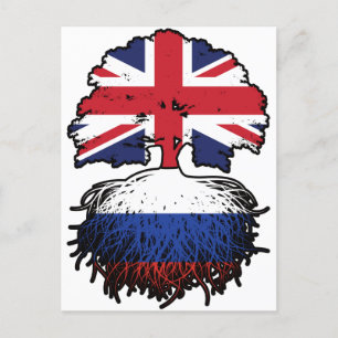 Russia Russian British UK United Kingdom Britain Postcard