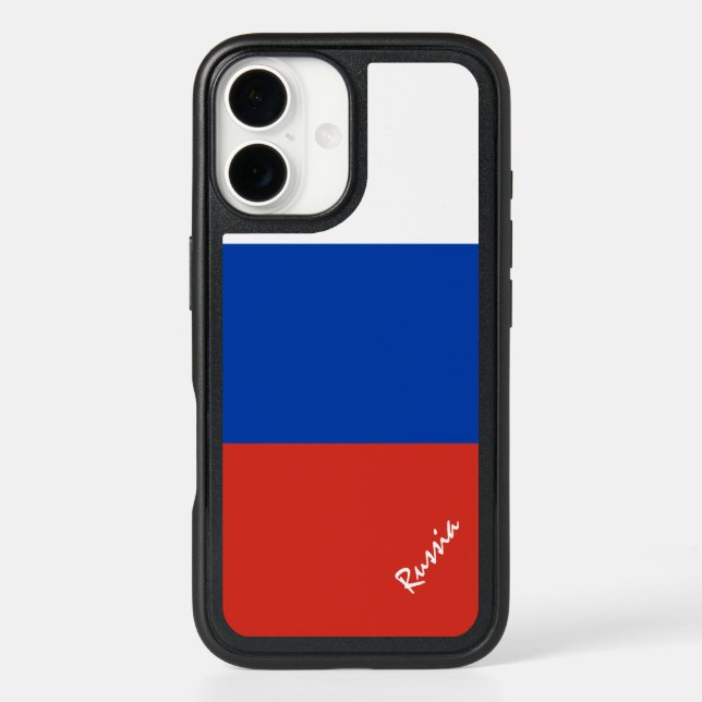 Russia & Russian Flag fashion, travel /sports Otterbox iPhone Case (Back)
