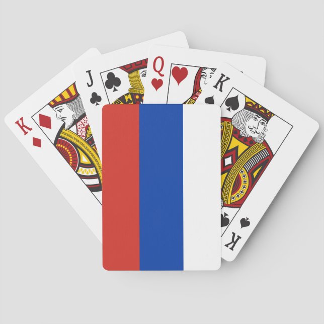 Russia (Russian) Flag Poker Cards (Back)