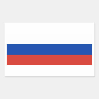 Russia/Russian Flag Rectangular Sticker