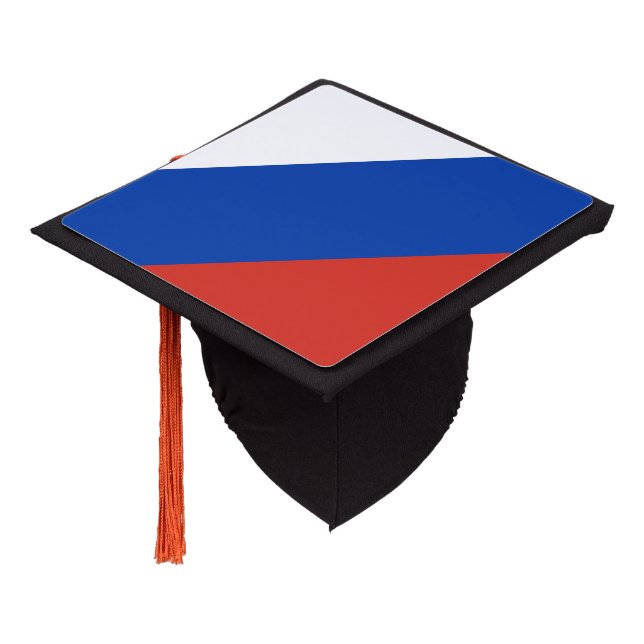 Russia & Russian Flag - Students /University Hat (Angled)