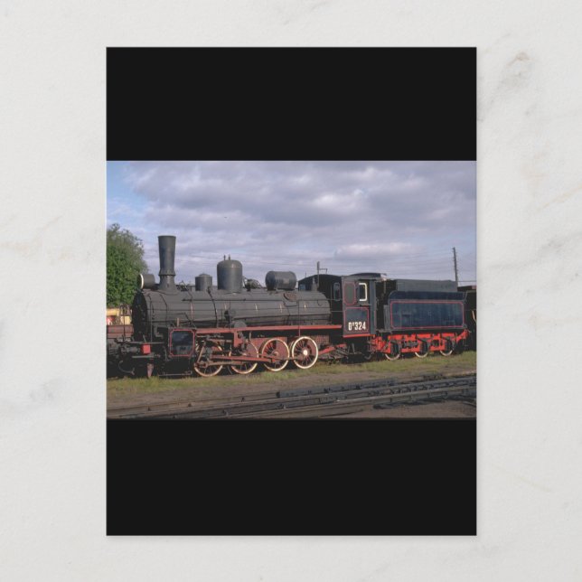 Russia, Ry 0-8-0 #324_Trains of the World Postcard (Front)
