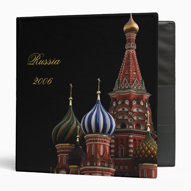 Russia Scrapbook Photo Album Binder (Front/Inside)