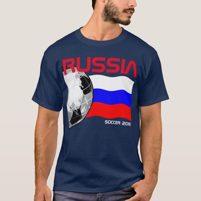 Russia Soccer T-Shirt (Front)