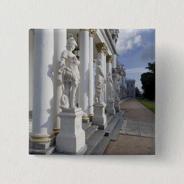 Russia, St. Petersburg, Catherine's Palace (aka 10 Pinback Button (Front)