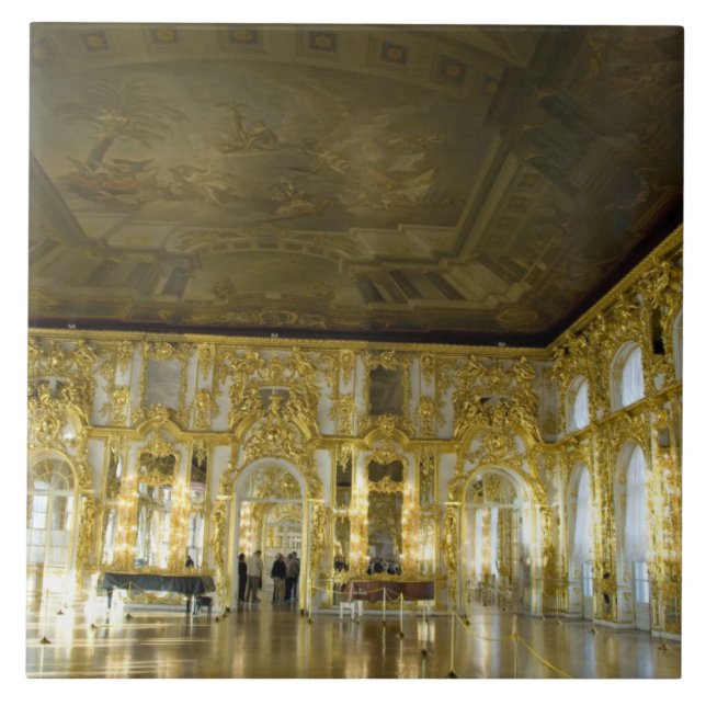 Russia, St. Petersburg, Catherine's Palace (aka 2 Ceramic Tile (Front)