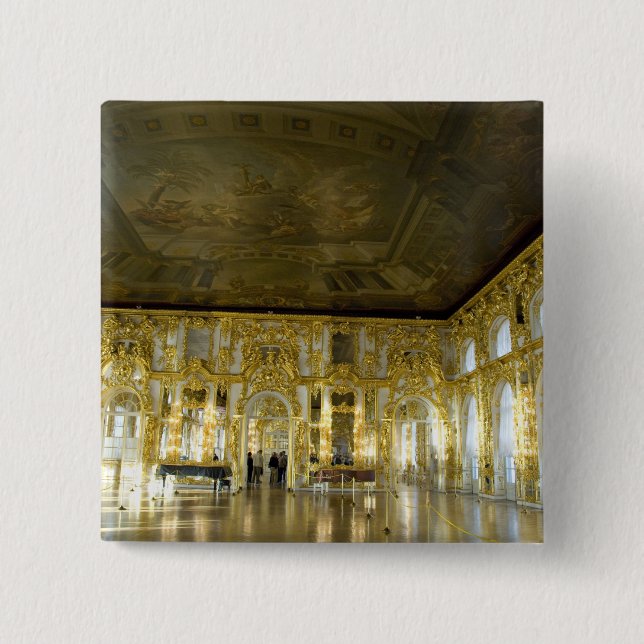 Russia, St. Petersburg, Catherine's Palace (aka 2 Pinback Button (Front)