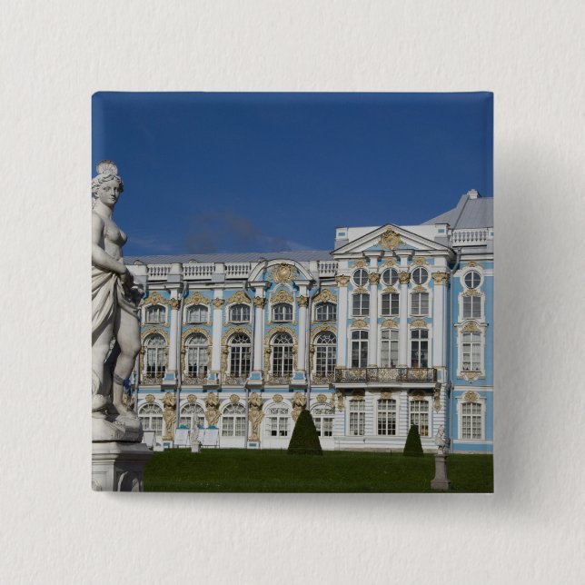 Russia, St. Petersburg, Catherine's Palace (aka 3 Pinback Button (Front)